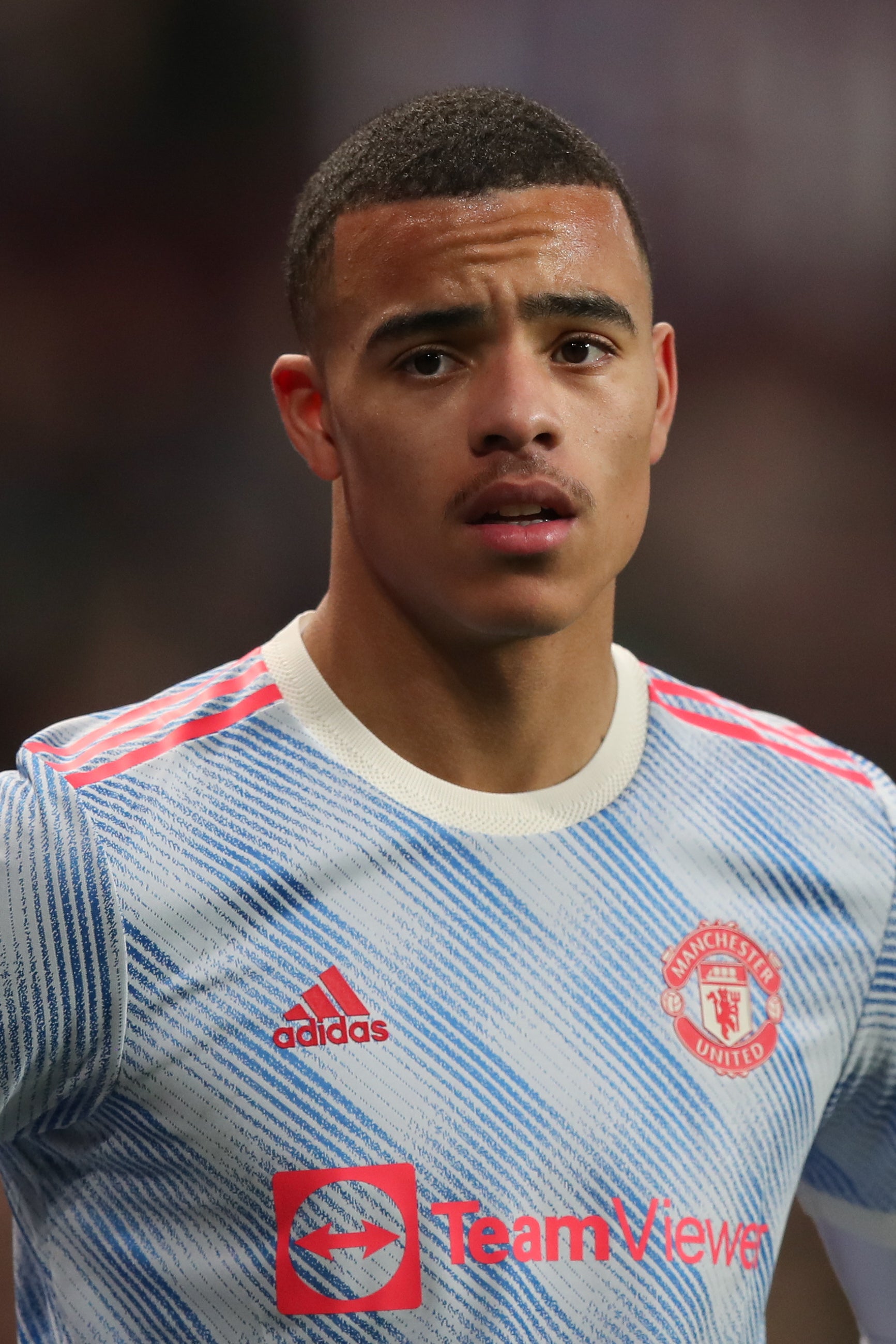 Manchester United’s Mason Greenwood will not play for the club until further notice (Isaac Parkin/PA)