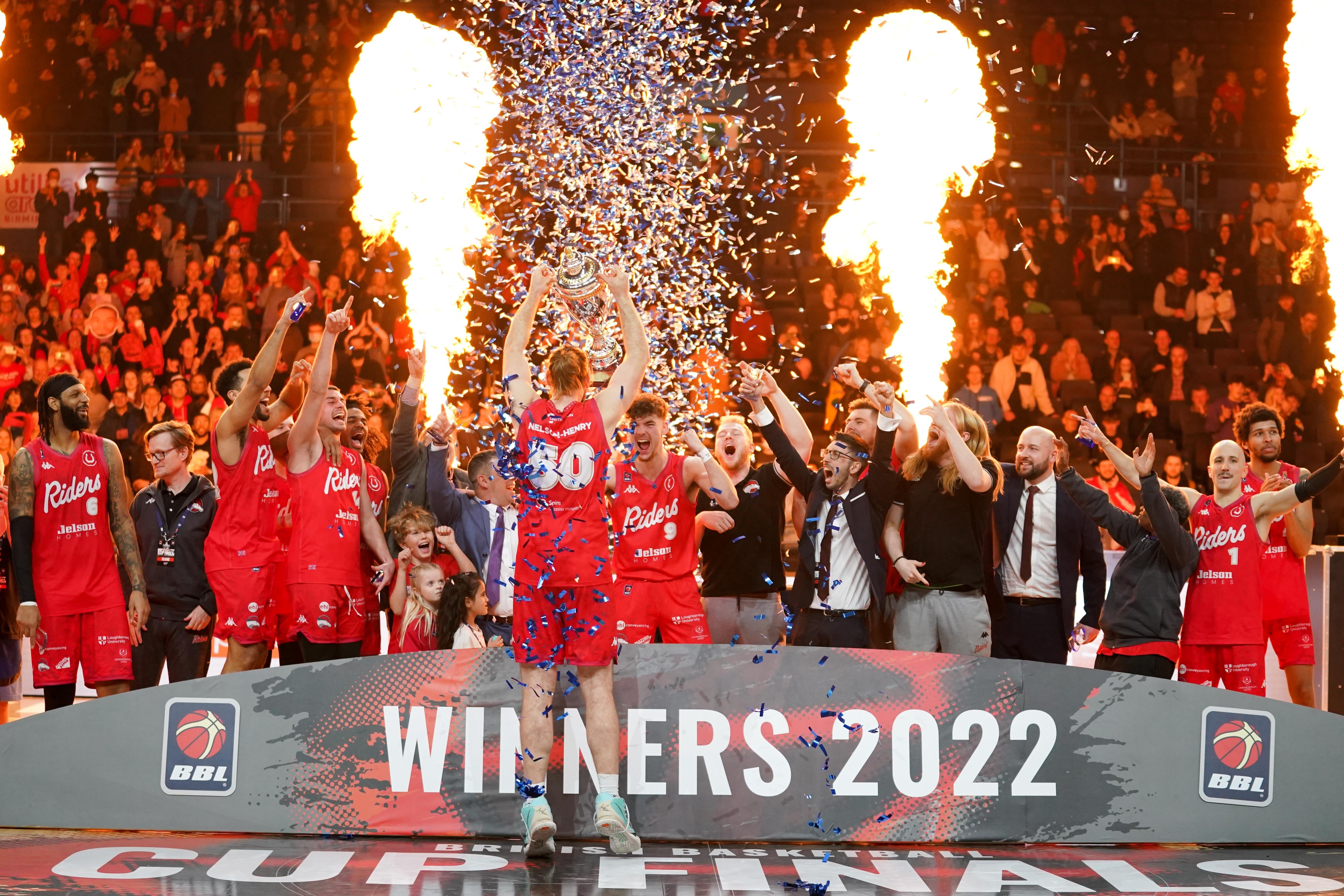 Leicester Riders were crowned winners of the British Basketball League Cup after a 83-69 win over Manchester Giants (Jacob King/PA)