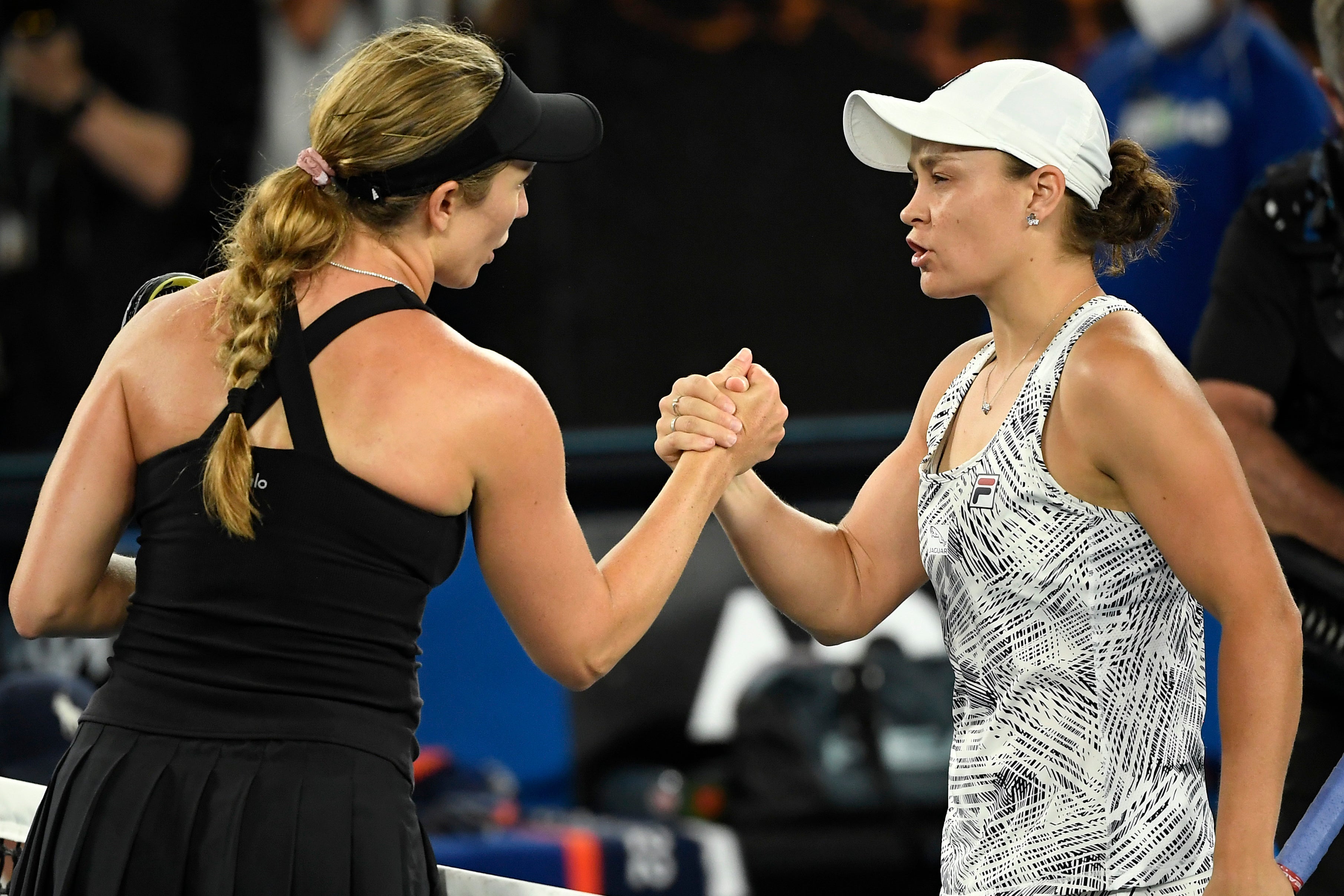 Danielle Collins pushed Ashleigh Barty hard in the final but the Australian failed to drop a single set at the tournament (Andy Brownbill/AP/PA)