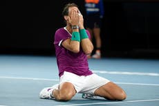 Rafael Nadal hails Roger Federer and Novak Djokovic after Australian Open win