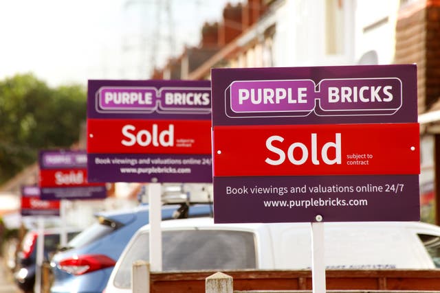 The estate and letting agent has faced a rough year on the stock market (Purplebricks/PA)