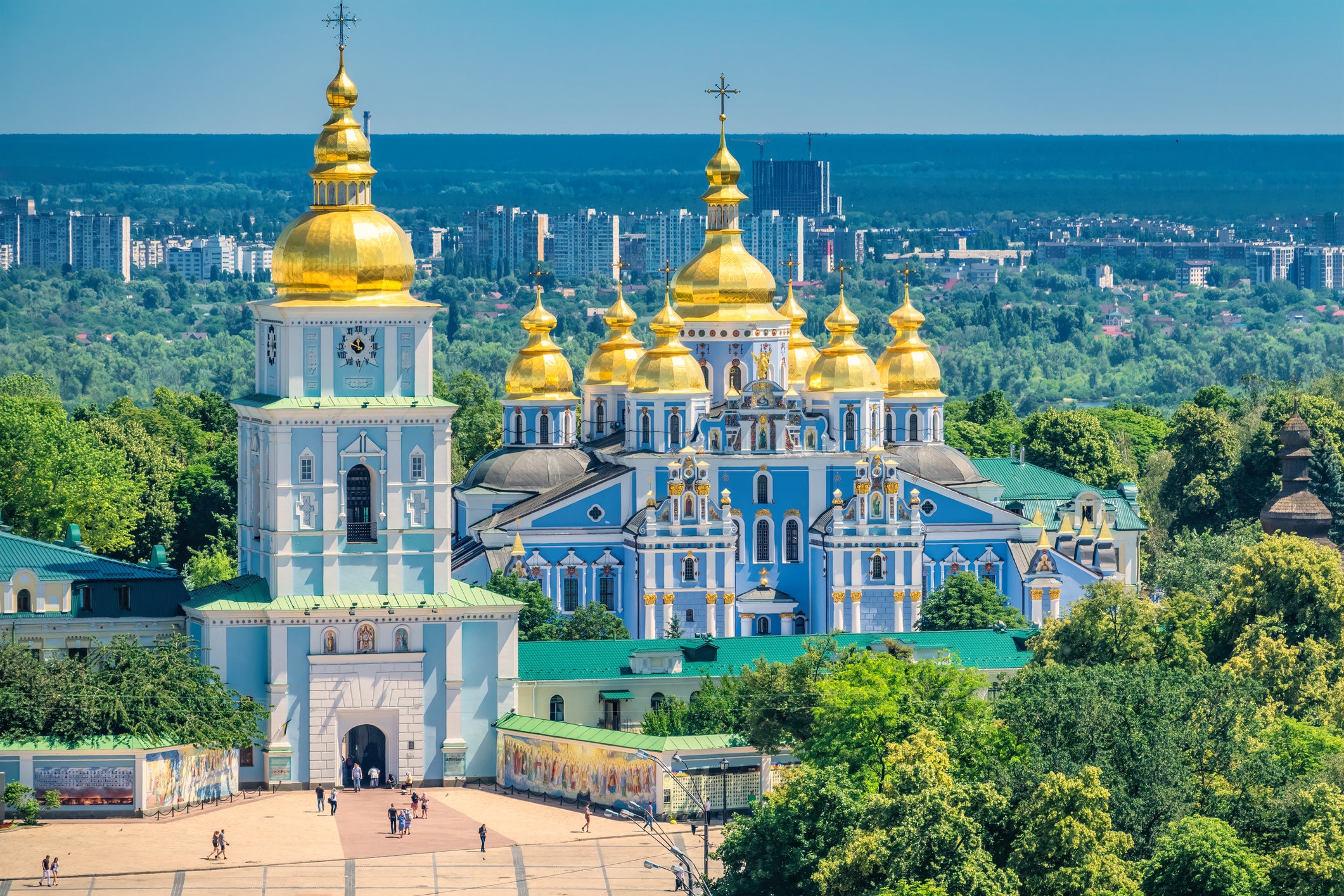 <p>St Michael’s Golden-Domed monastery in the Ukrainian capital of Kiev </p>