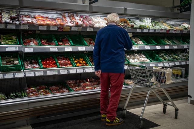 Shoppers could face fresh produce shortages due to concerns over the end to a CO2 supply deal, industry bosses have warned (Aaron Chown/PA)