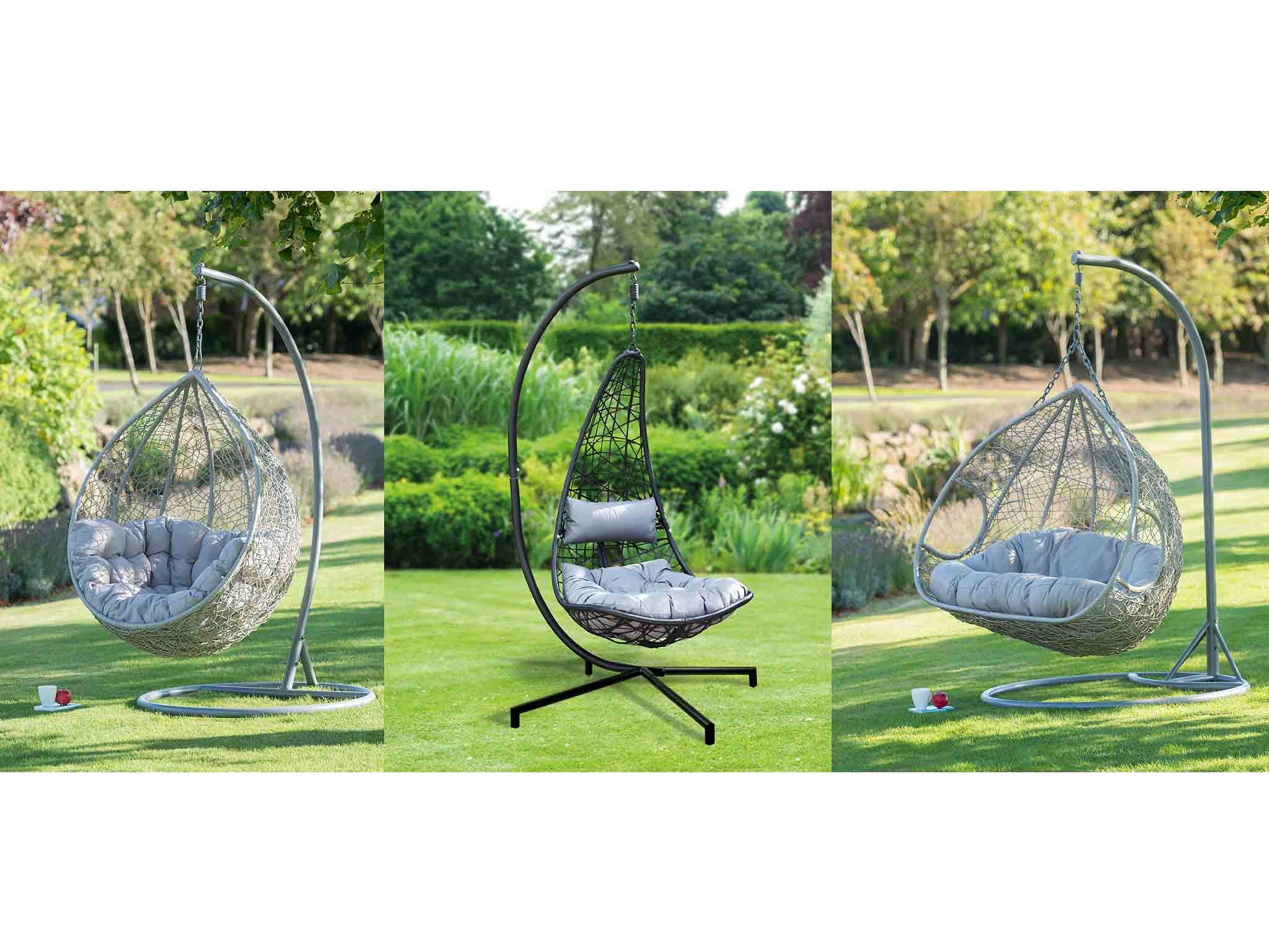 Snap up the original Siena, Siena snuggle double or New York slim line hanging egg chairs now