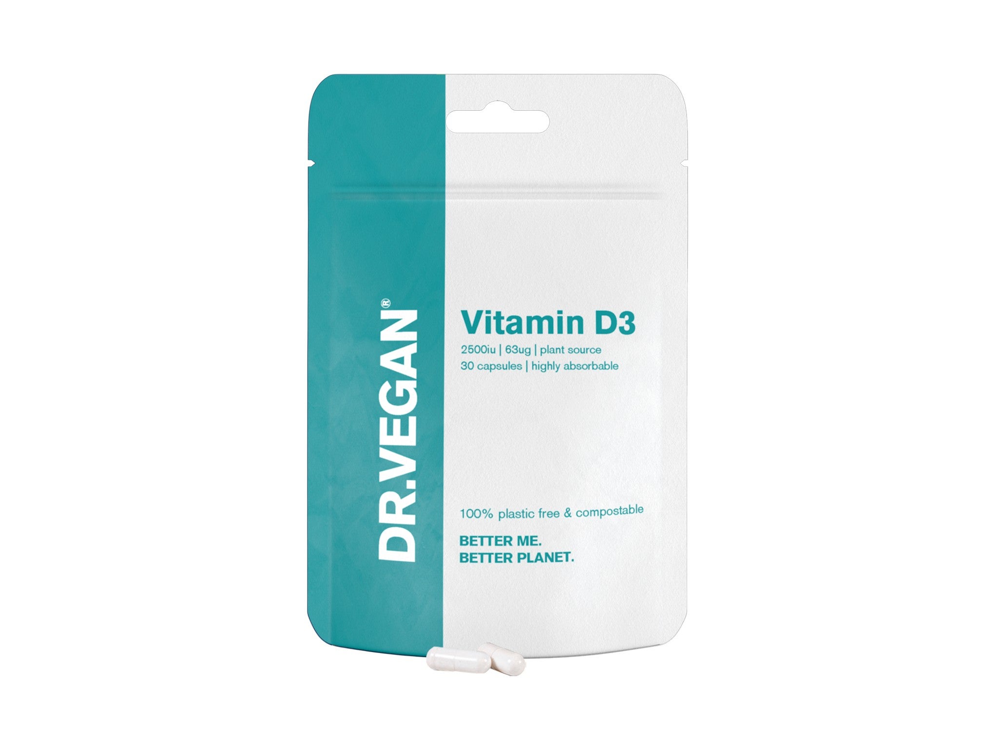 Dr Vegan vitamin D3 2,500IU indybest