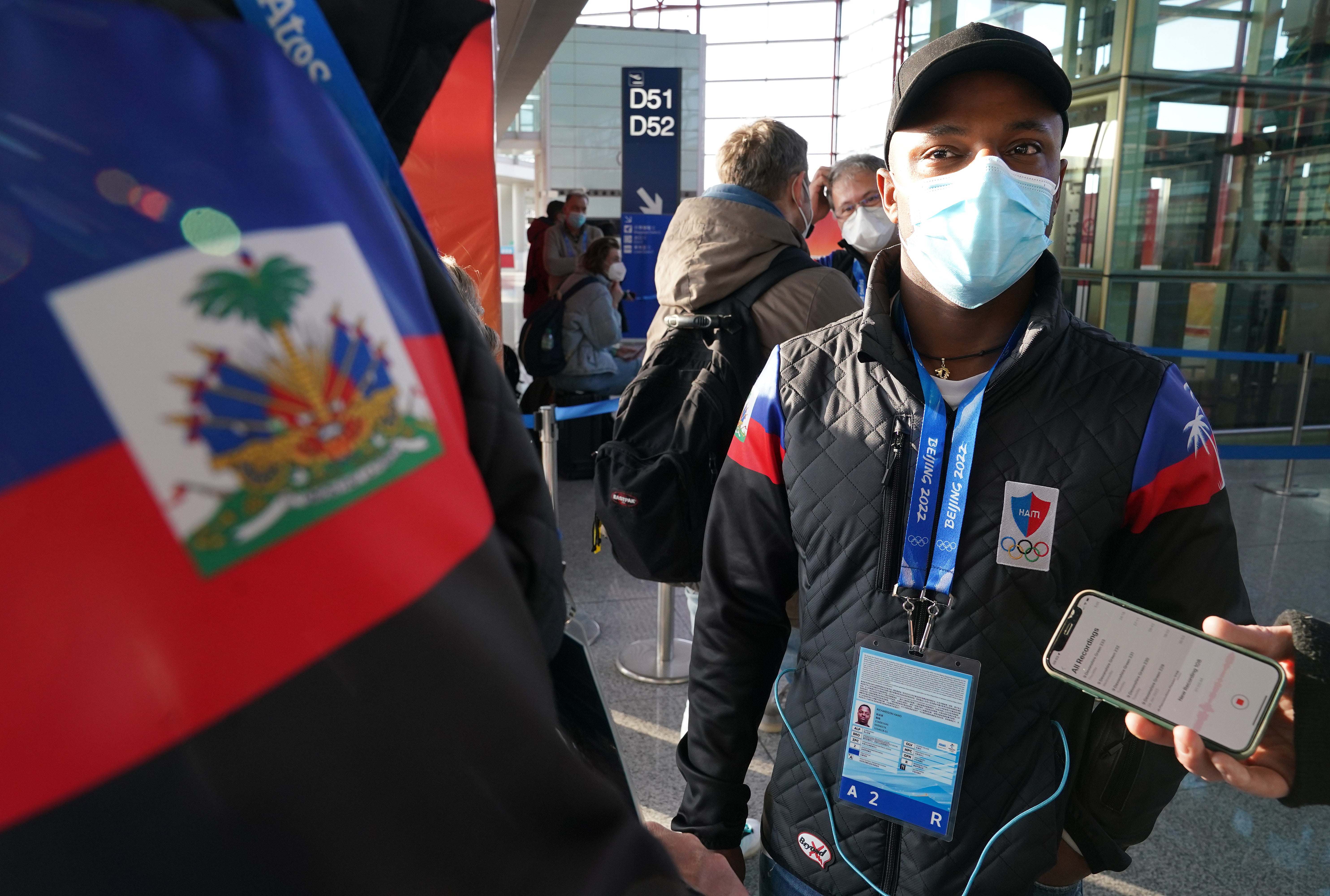 Haiti’s Richardson Viano will compete in the men’s giant slalom