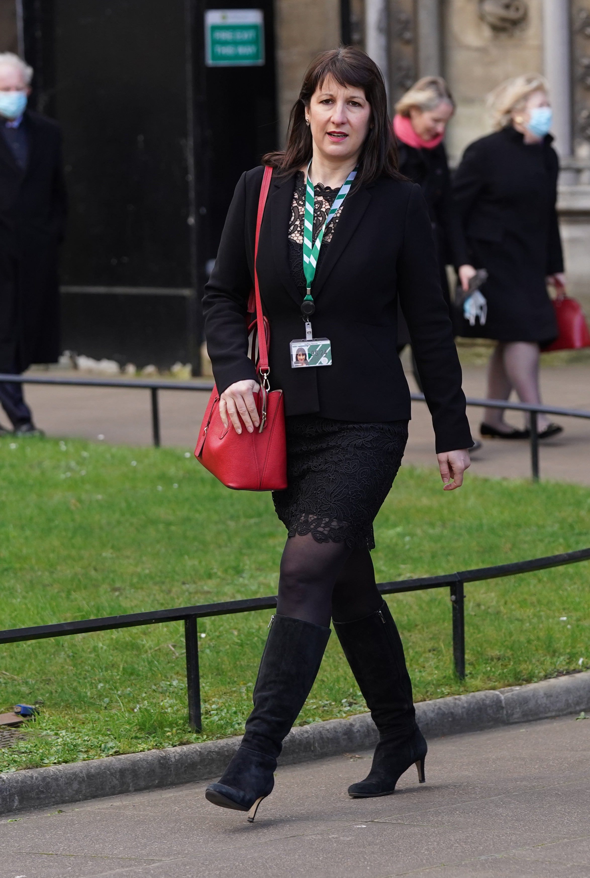 Shadow chancellor Rachel Reeves was among the mourners (Stefan Rousseau/PA)