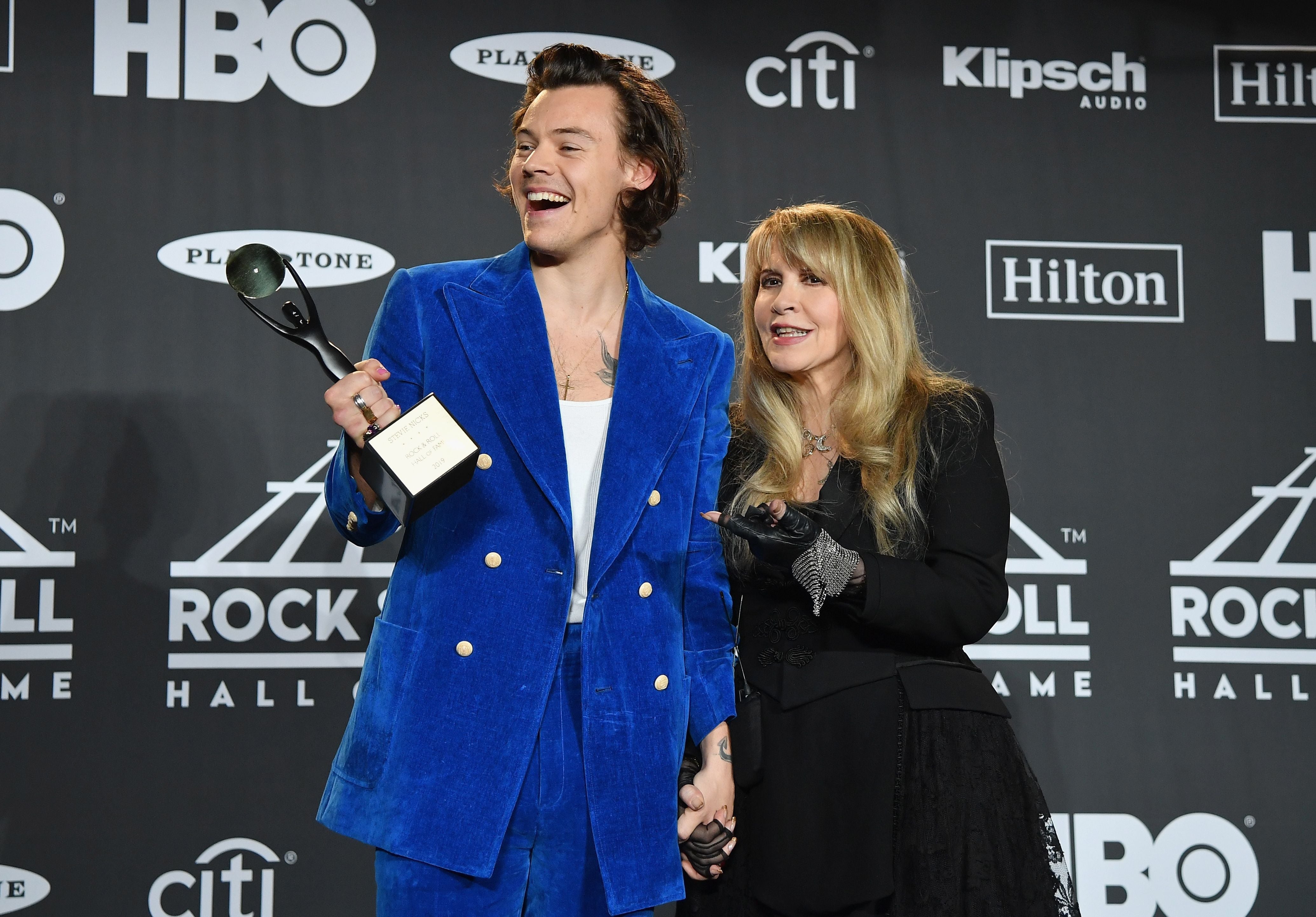 Styles has even collaborated with rock and roll royalty, Stevie Nicks