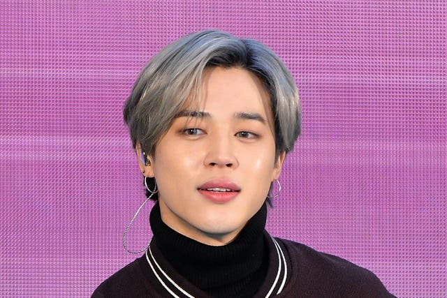 <p>Jimin pictured in February 2020</p>