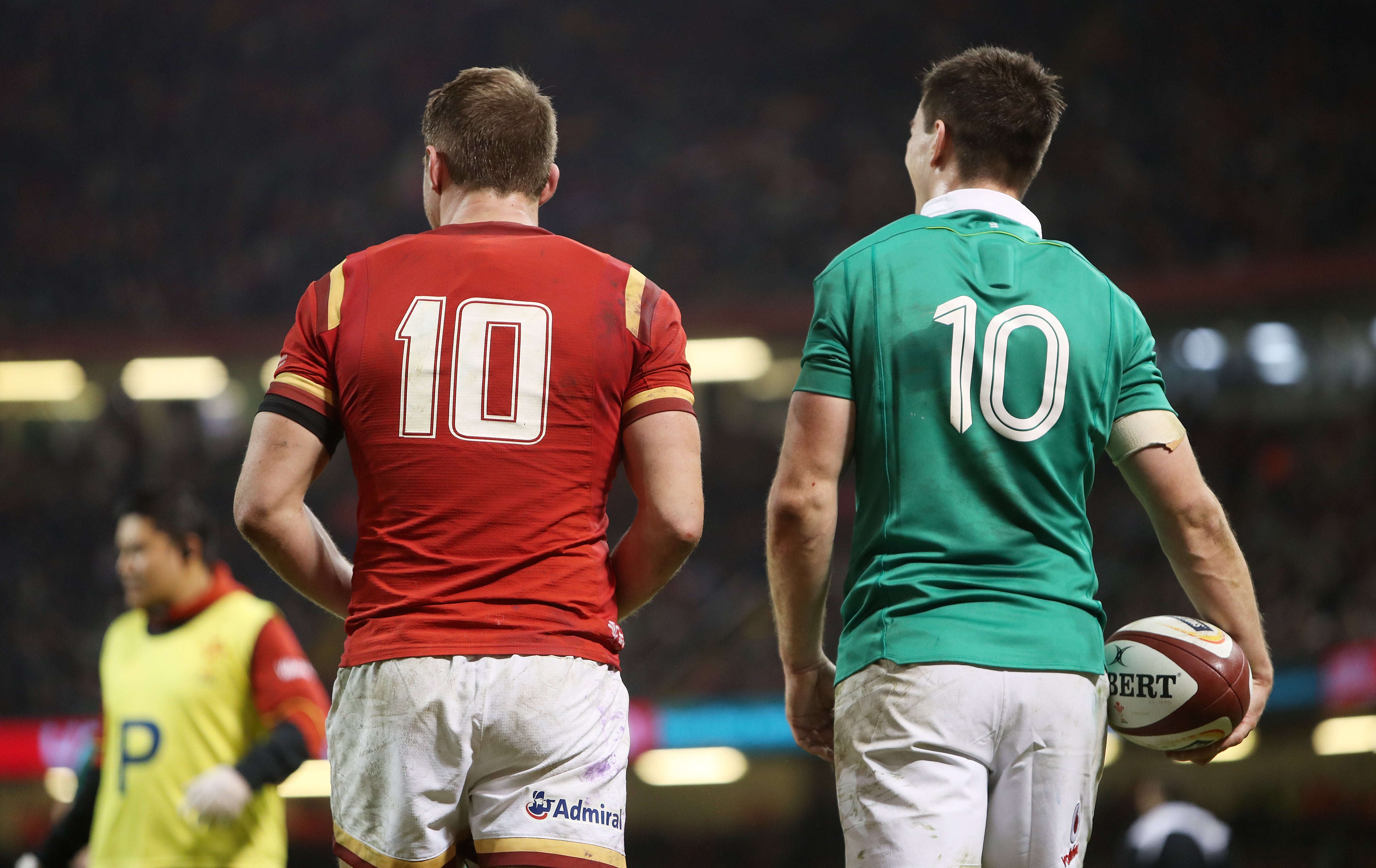 Fly-half rivals Dan Biggar and Johnny Sexton