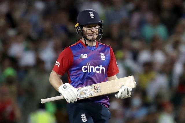 Eoin Morgan’s England were beaten by the West Indies (Nick Potts/PA)