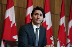Trudeau tests positive for Covid after being moved to safe location over trucker protest