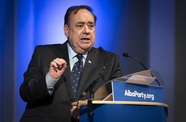 Former first minister Alex Salmond is calling on the current Scottish Government to follow the lead of his administration and fund local authorities to freeze council tax (Jane Barlow/PA)