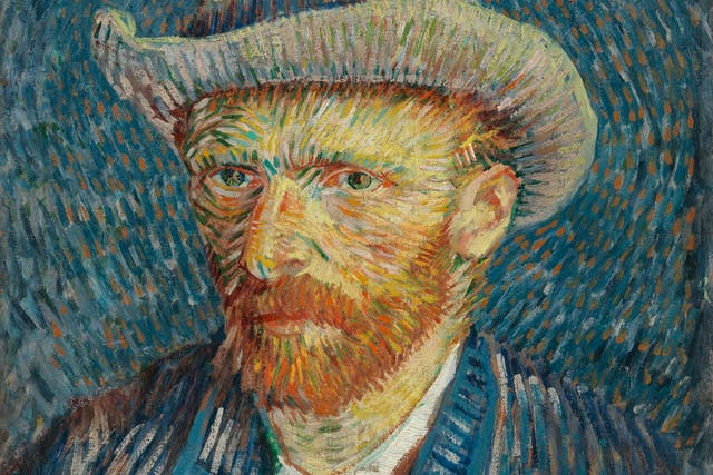<p>Vincent van Gogh (1853 – 1890), Self-Portrait with Grey Felt Hat</p>