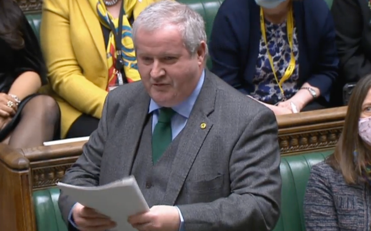 SNP&rsquo;s Ian Blackford ejected from parliament for saying Boris Johnson misled MPs
