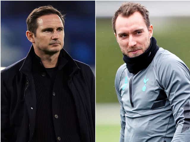 Frank Lampard and Christian Eriksen both have new clubs (John Walton/Tess Derry/PA)