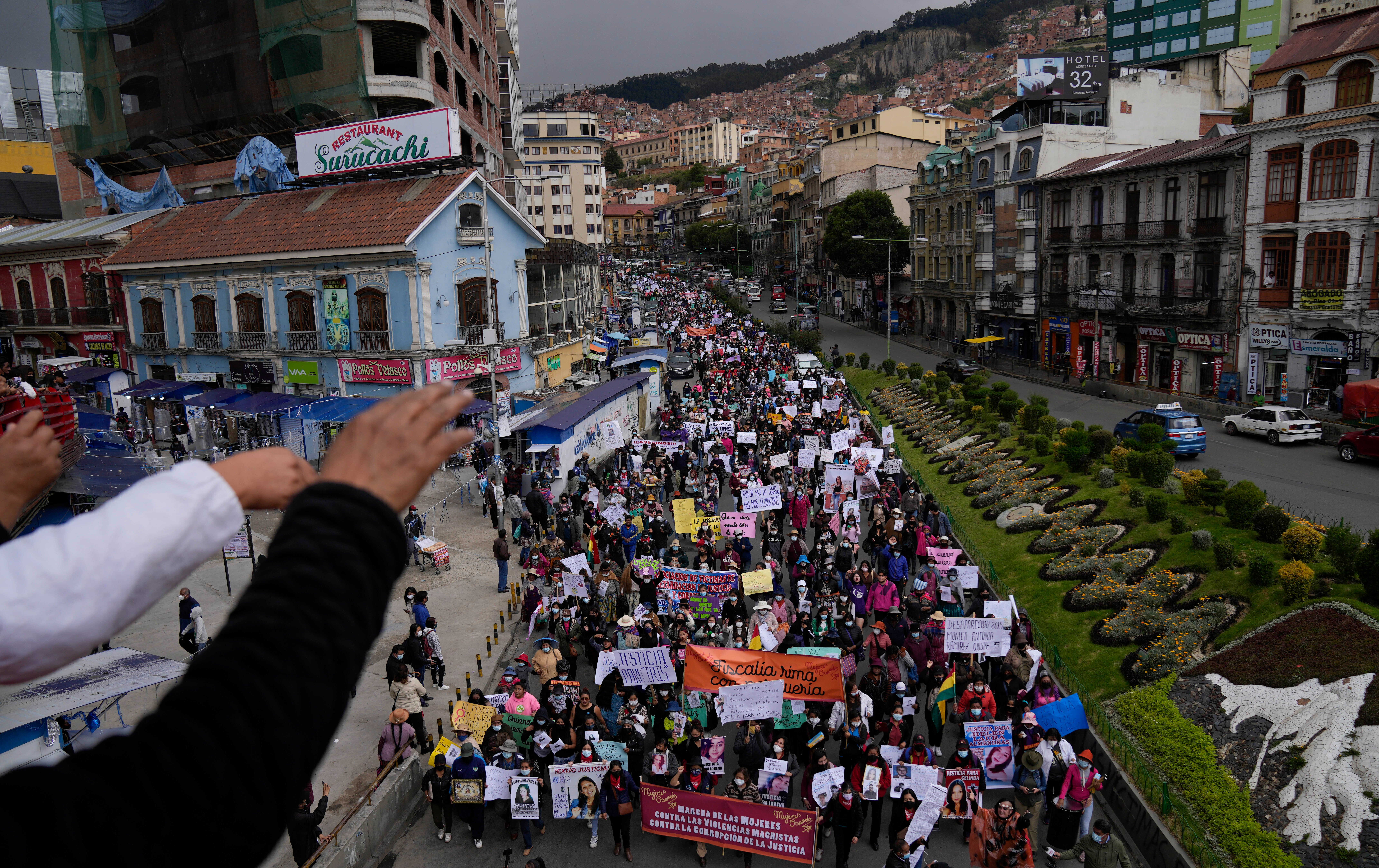 <p>BOLIVIA-PROTESTA VIOLENCIA-MUJER</p>