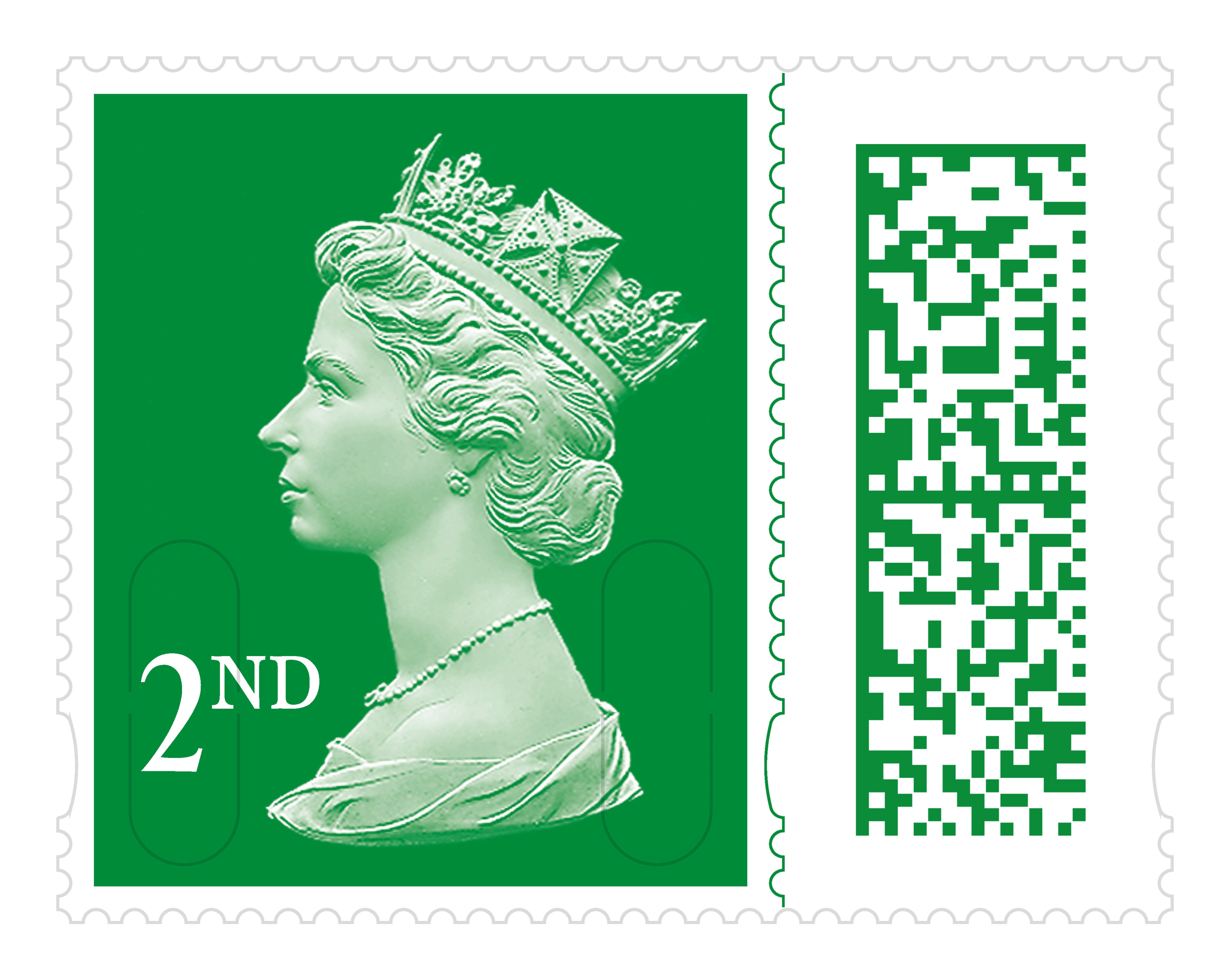 A second-class digital stamp (Royal Mail/PA)