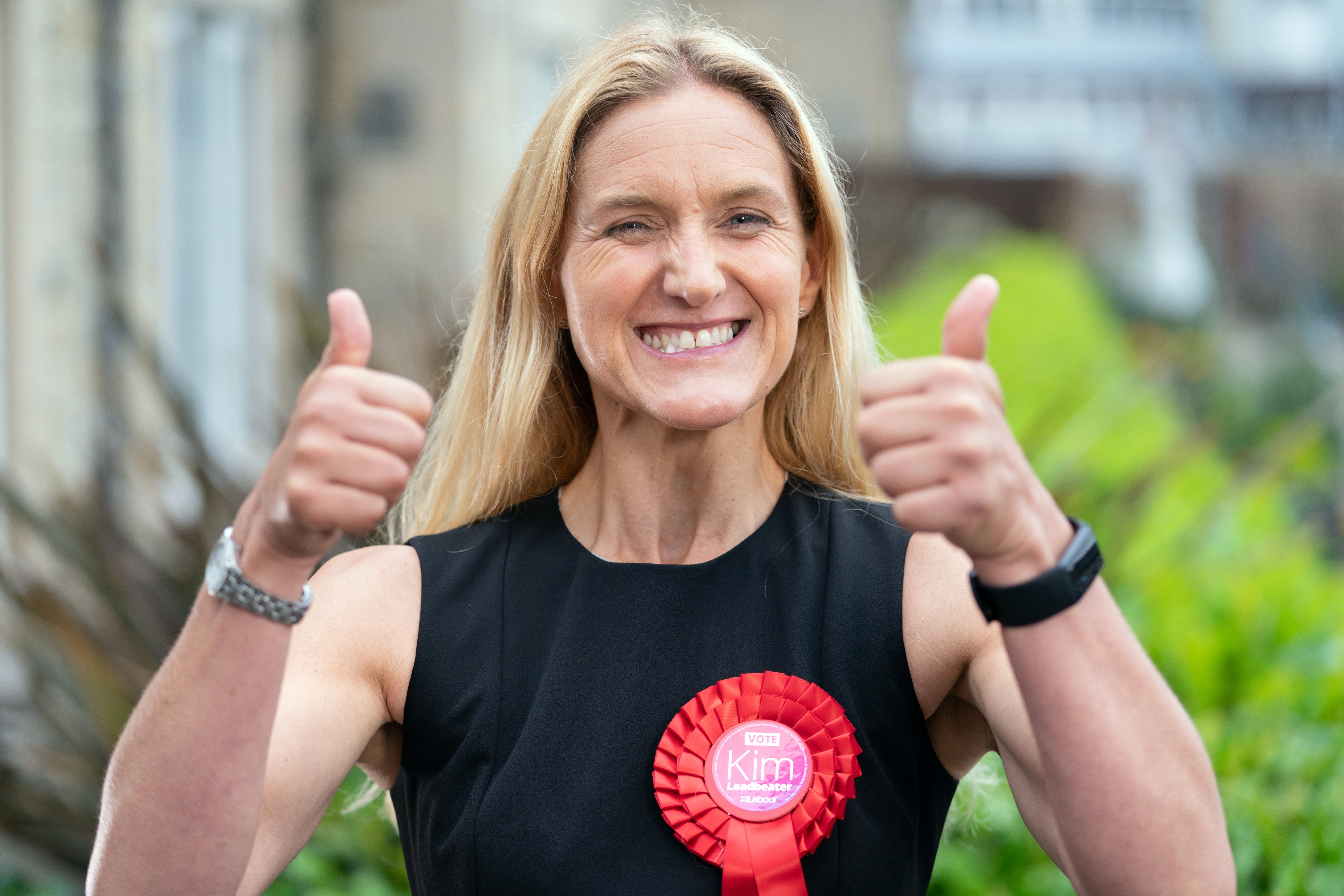 Kim Leadbeater, pictured after winning the Batley and Spen by-election, will pick up her MBE for services to social cohesion (Danny Lawson/PA)