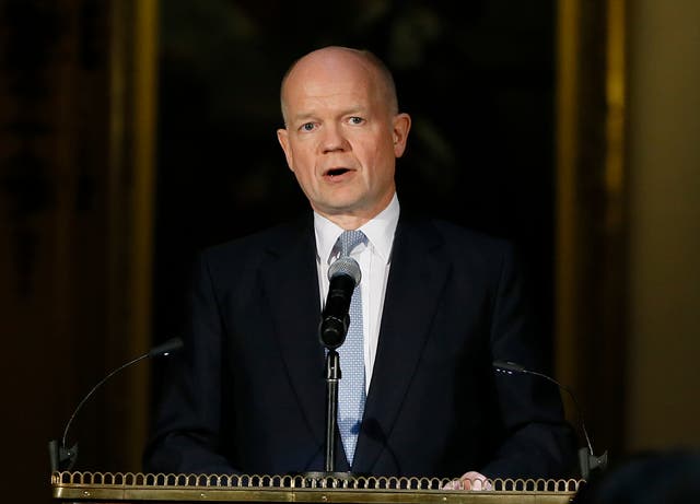 Former UK Foreign Secretary and leader of the House of Commons William Hague has criticised the Prime Minister (PA).