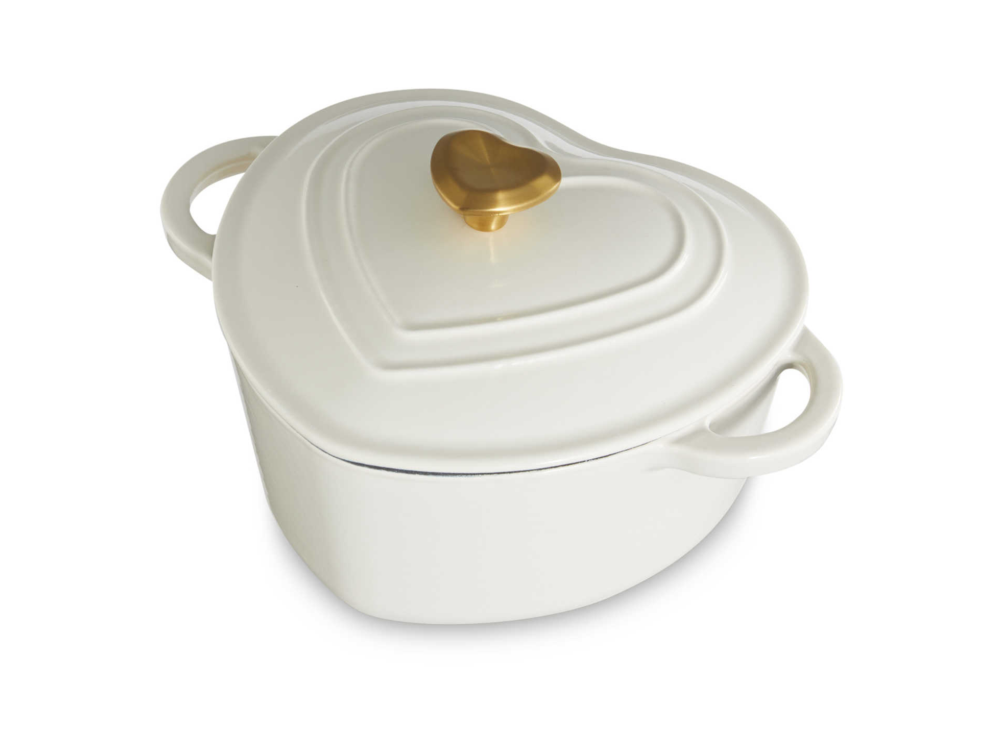 Le Creuset White Heart Dutch Oven