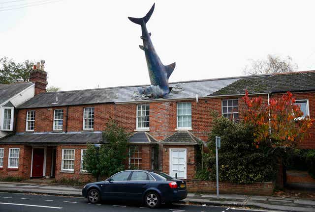 <p>The Headington Shark in Oxford is a popular local attraction  </p>