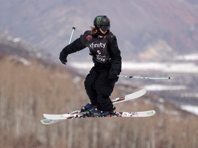 <p>James Woods in action at the Snowboard and Freeski World Championship</p>