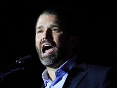 Donald Trump Jr encourages American truckers to follow Canada’s lead as border blocked for fourth day