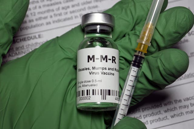 <p>The MMR vaccine uptake in children is lower than 80 per cent in London </p>