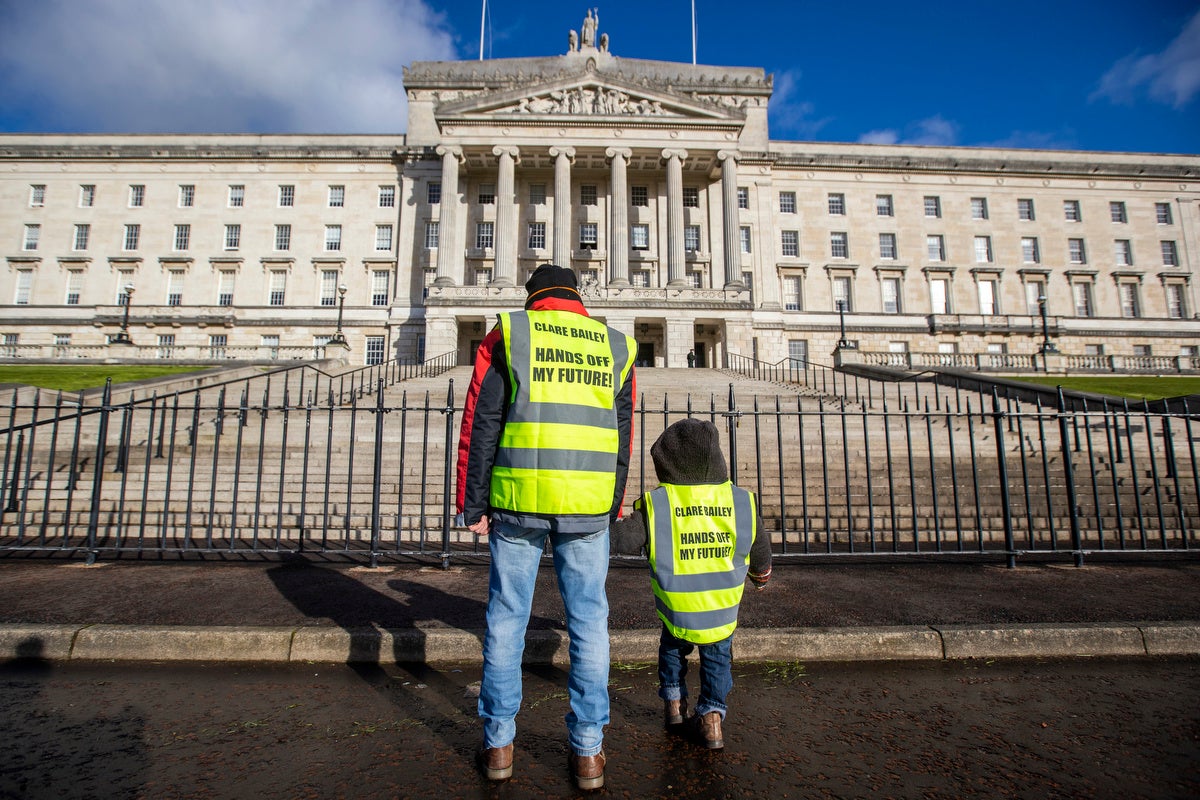 A bid to toughen a climate change Bill in the Stormont Assembly has suffered a setback after the MLA proposing an amendment was not in the chamber (Liam McBurney/PA)