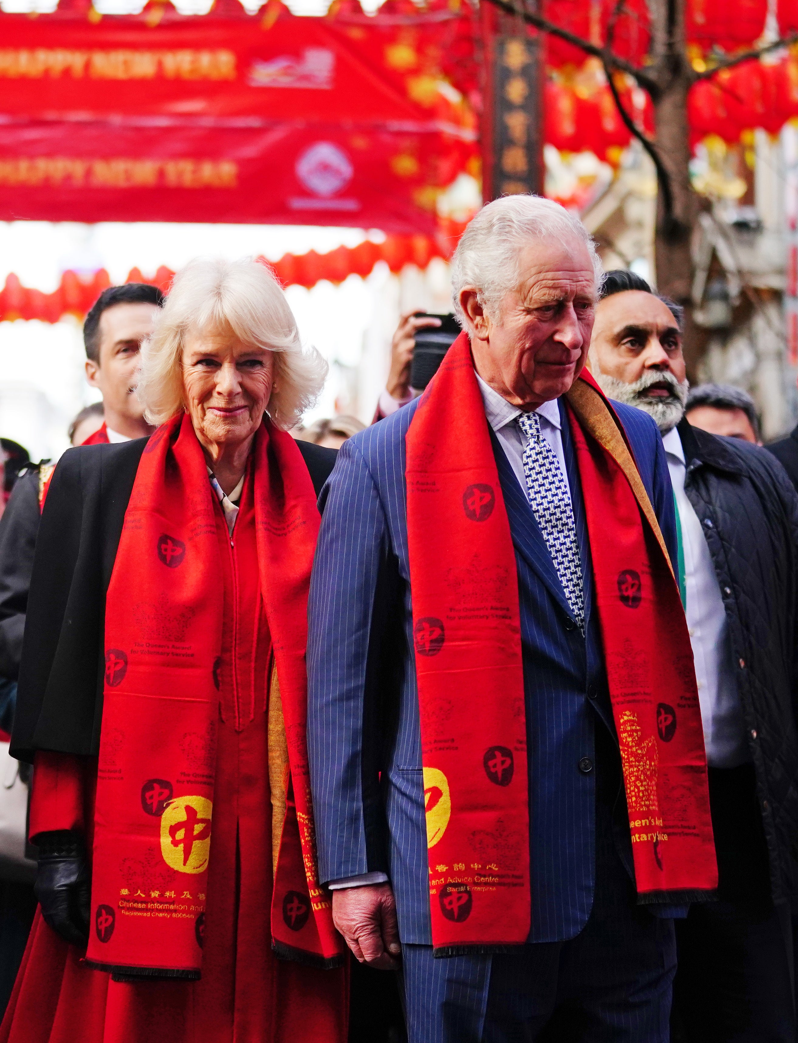 The Prince of Wales and Duchess of Cornwall (Victoria Jones/PA)