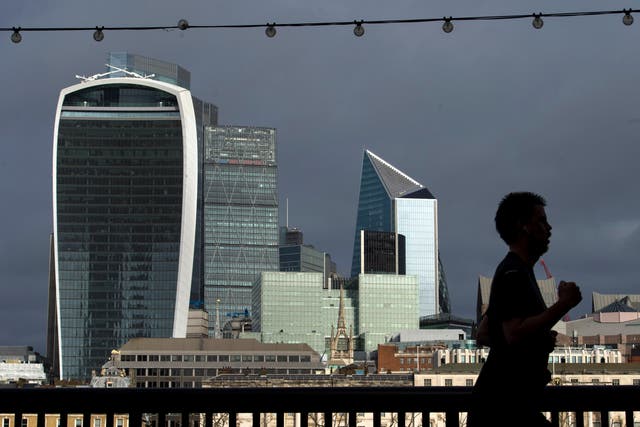 Trading in the City of London was strong on Tuesday. (Kirsty O’Connor/PA