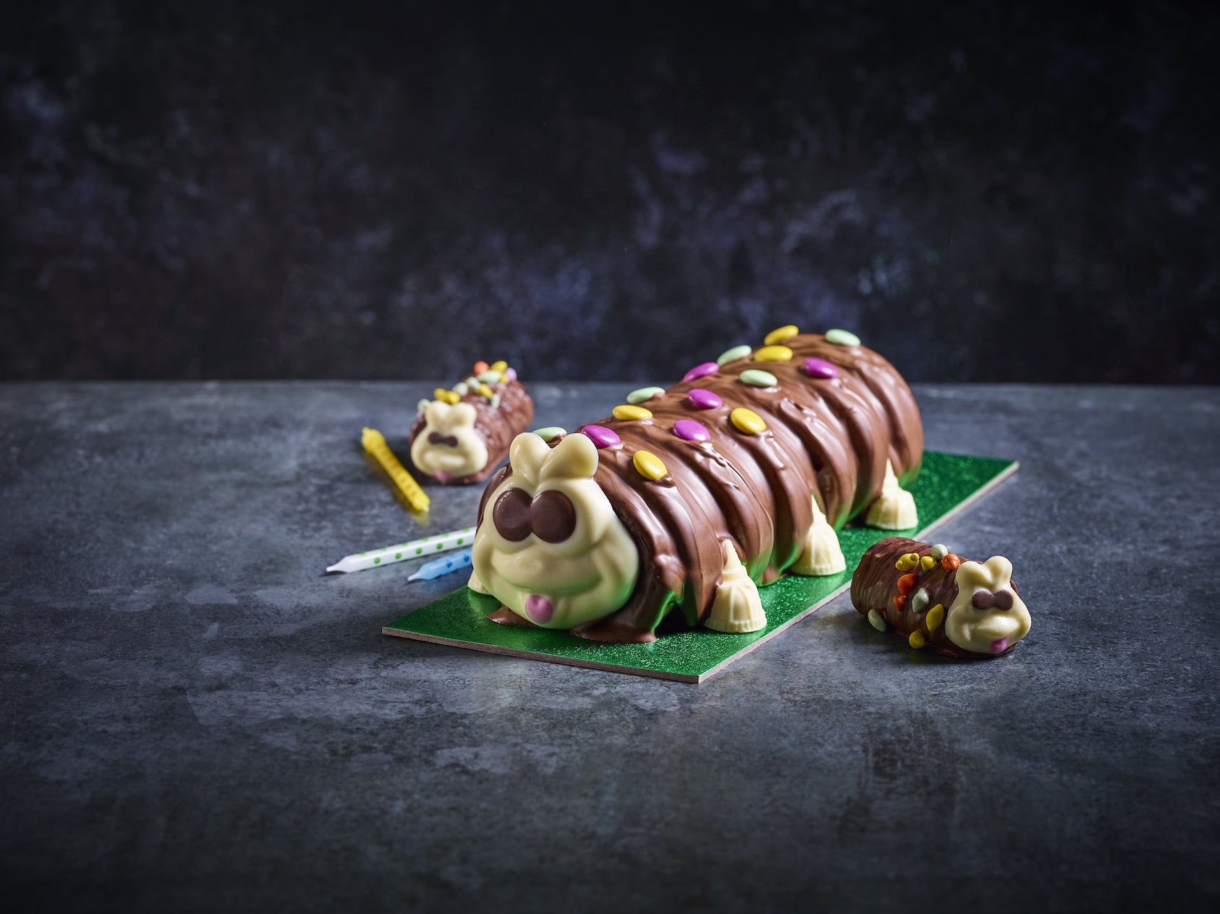 Undated handout photo issued by Marks & Spencer of its Colin the Caterpillar cake (M&S/PA)