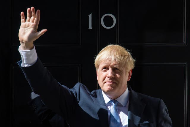 <p>Boris Johnson outside Downing Street (PA)</p>