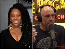 India Arie says she’s removing music from Spotify because of ‘problematic’ Joe Rogan’s ‘language around race’ 