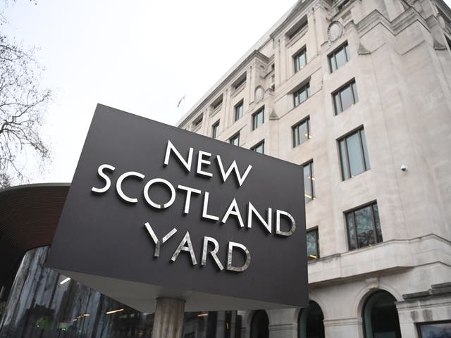 <p>New Scotland Yard, headquarters of the Metropolitan Police</p>