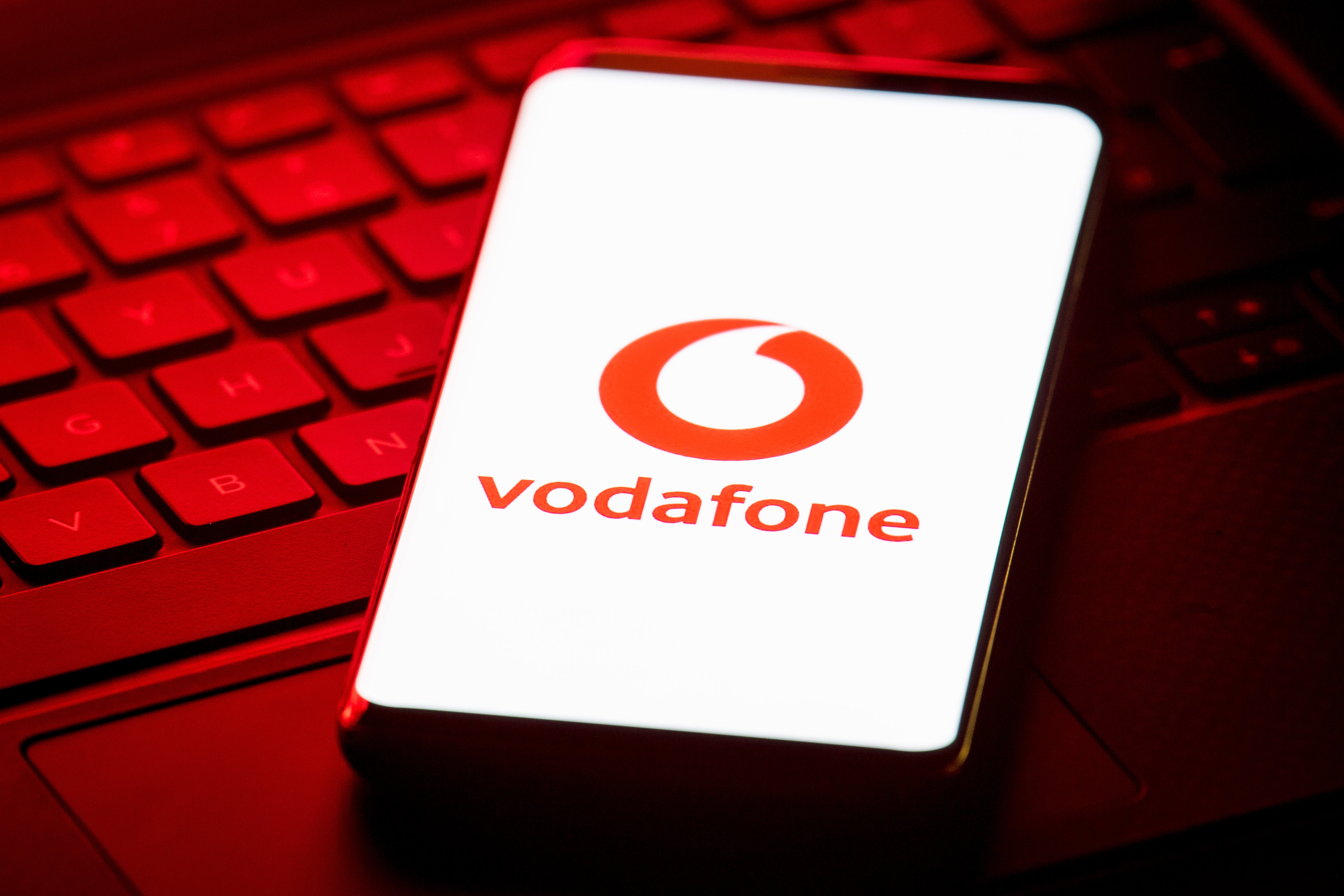 Vodafone said sales increased in the final three months of 2021 (Dominic Lipinski/PA)