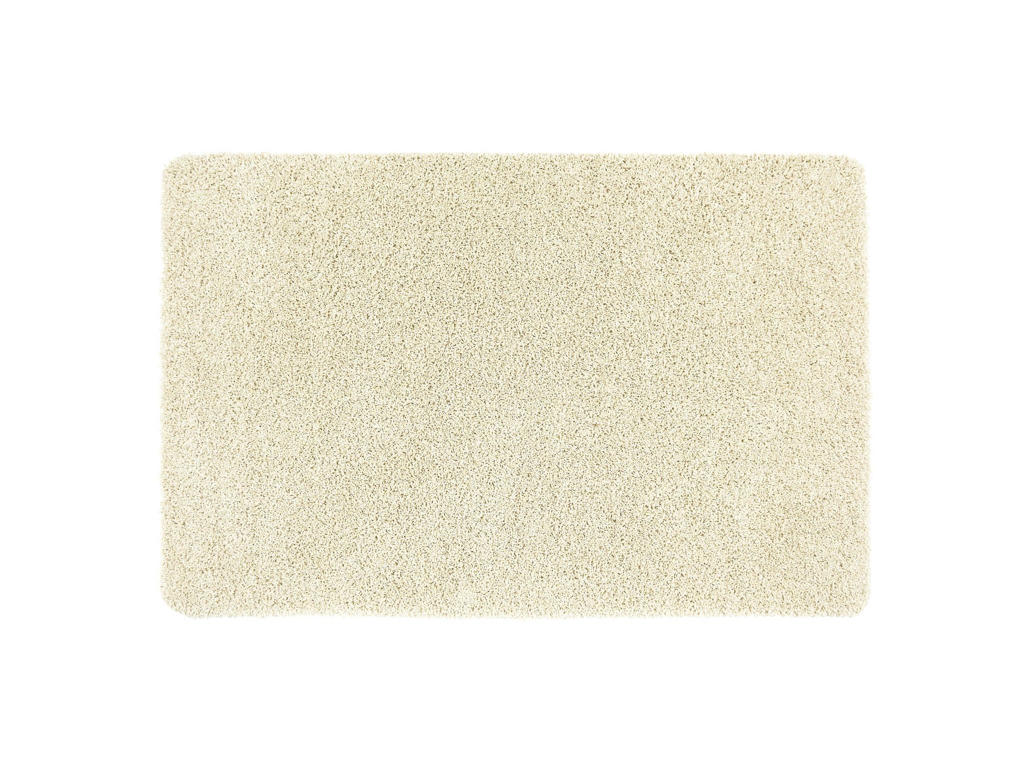 Buddy washable plain rug in ivory indybest