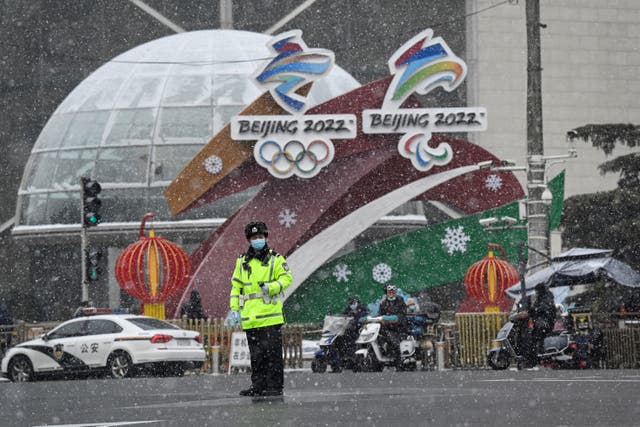<p>Much of the snow at the Beijing 2022 Winter Olympics will be fake </p>