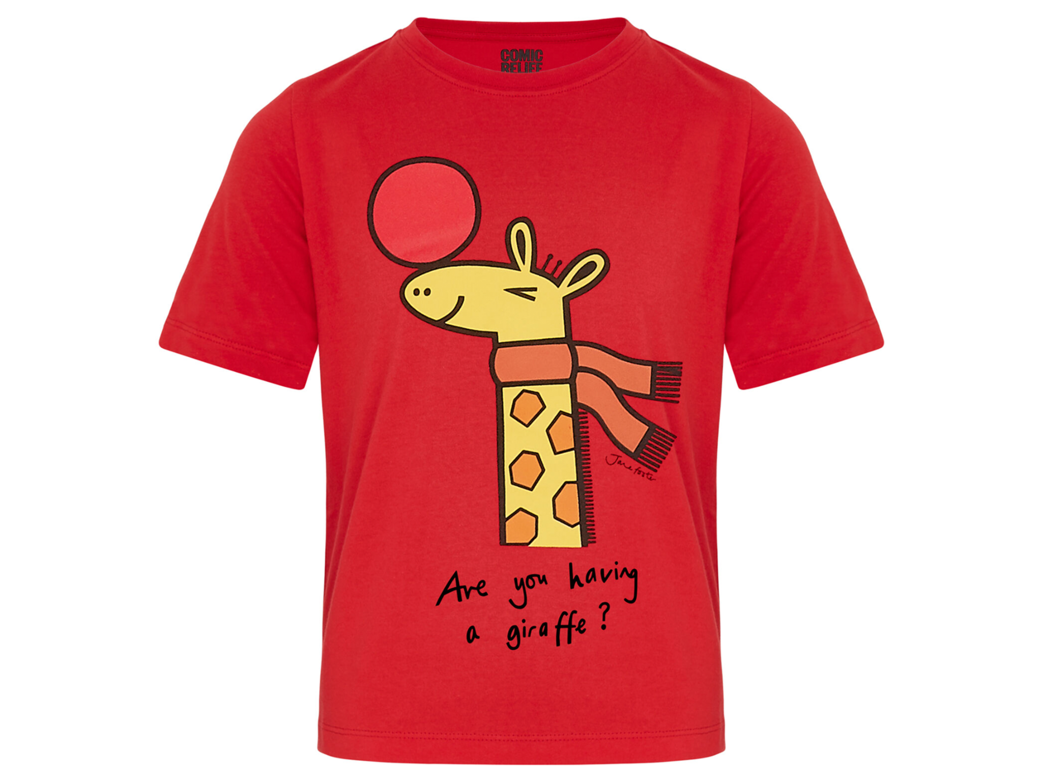 comic relief t shirts 2022 giraffe clipart