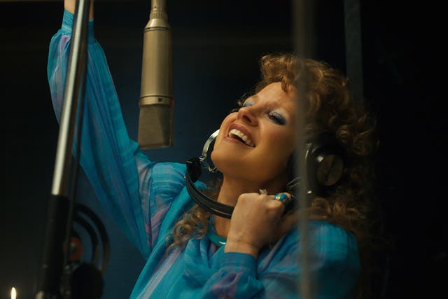 <p>Jessica Chastain in ‘The Eyes of Tammy Faye’</p>