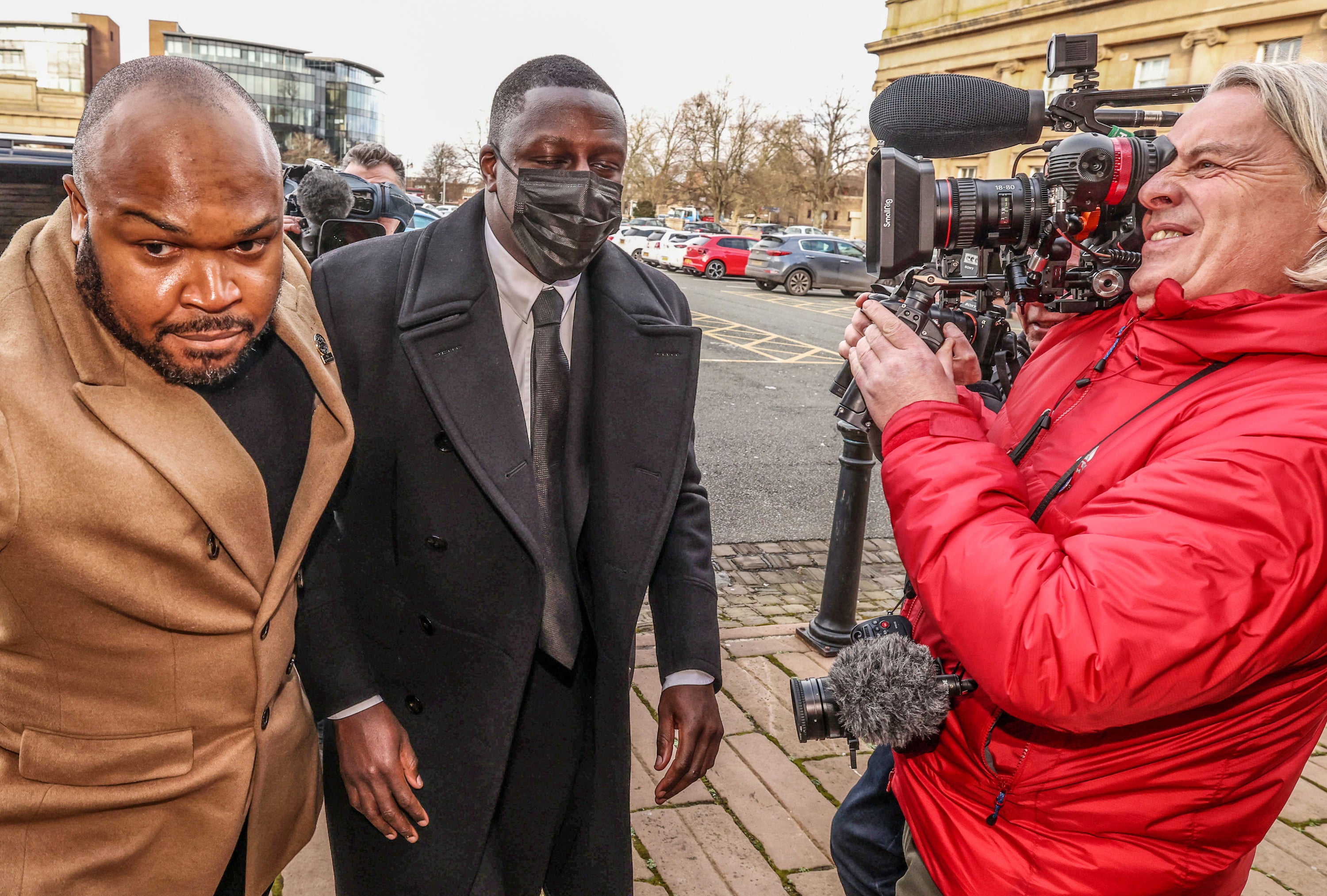 Benjamin Mendy arrives for a pre-trial hearing at Chester Crown Court (Peter Byrne/PA)