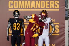 Washington's NFL team unveils new name as Commanders