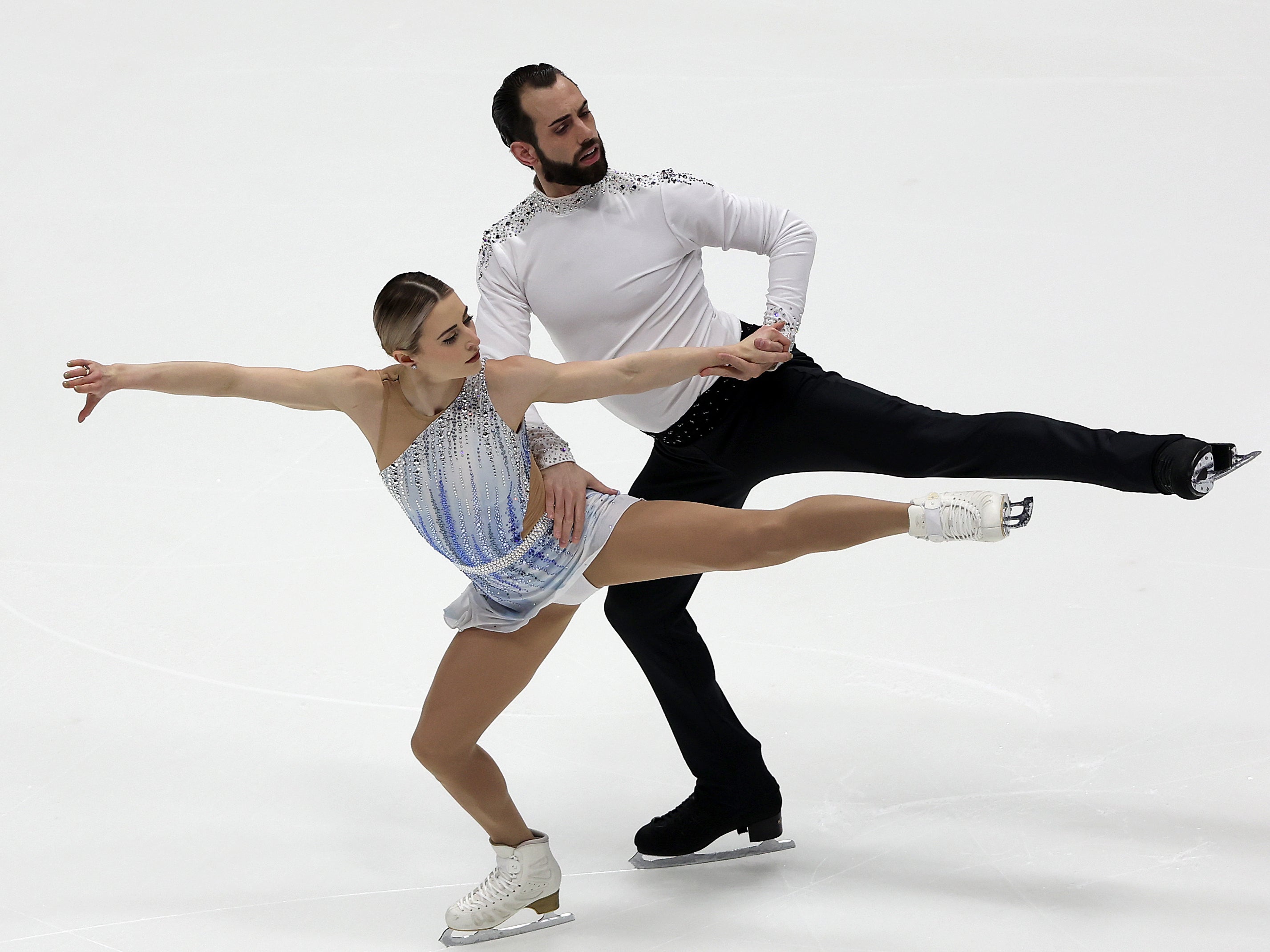 Ashley Cain-Gribble and Timothy LeDuc compete at the US Figure Skating Championships