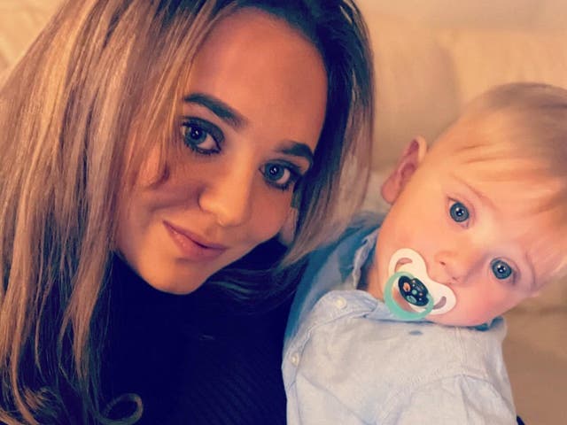 <p>Darci Topping, 23, was pregnant with her son Stanley when she was made redundant during lockdown</p>