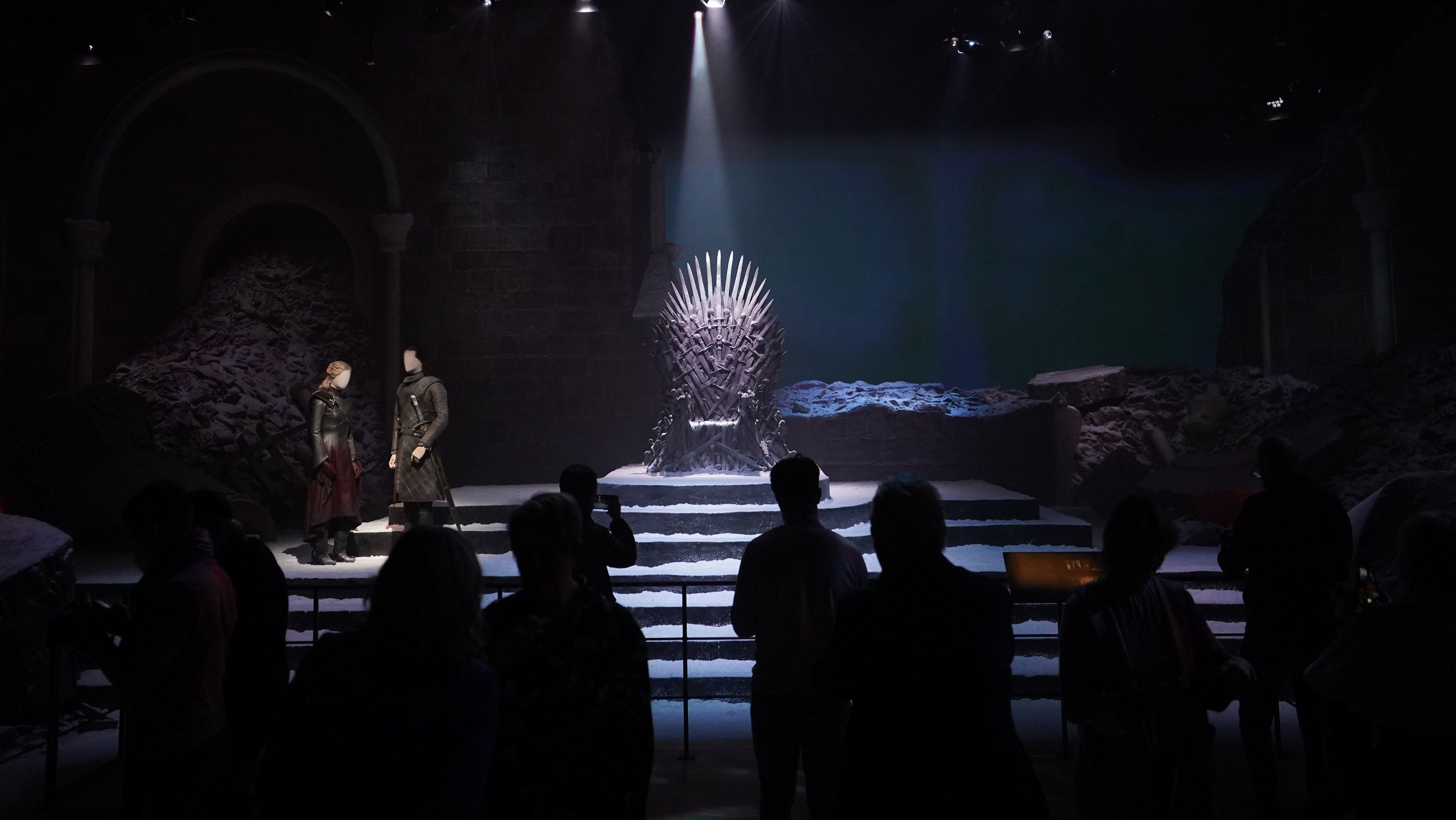 One of the attractions at the Game of Thrones studio tour is the Iron Throne from the show (Niall Carson/PA)