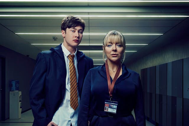 <p>Sheridan Smith and Sam Bottomley in 'The Teacher’</p>