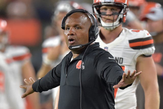 <p>Hue Jackson said in February that he had been offered incentives to lose games during his stint with the Cleveland Browns</p>