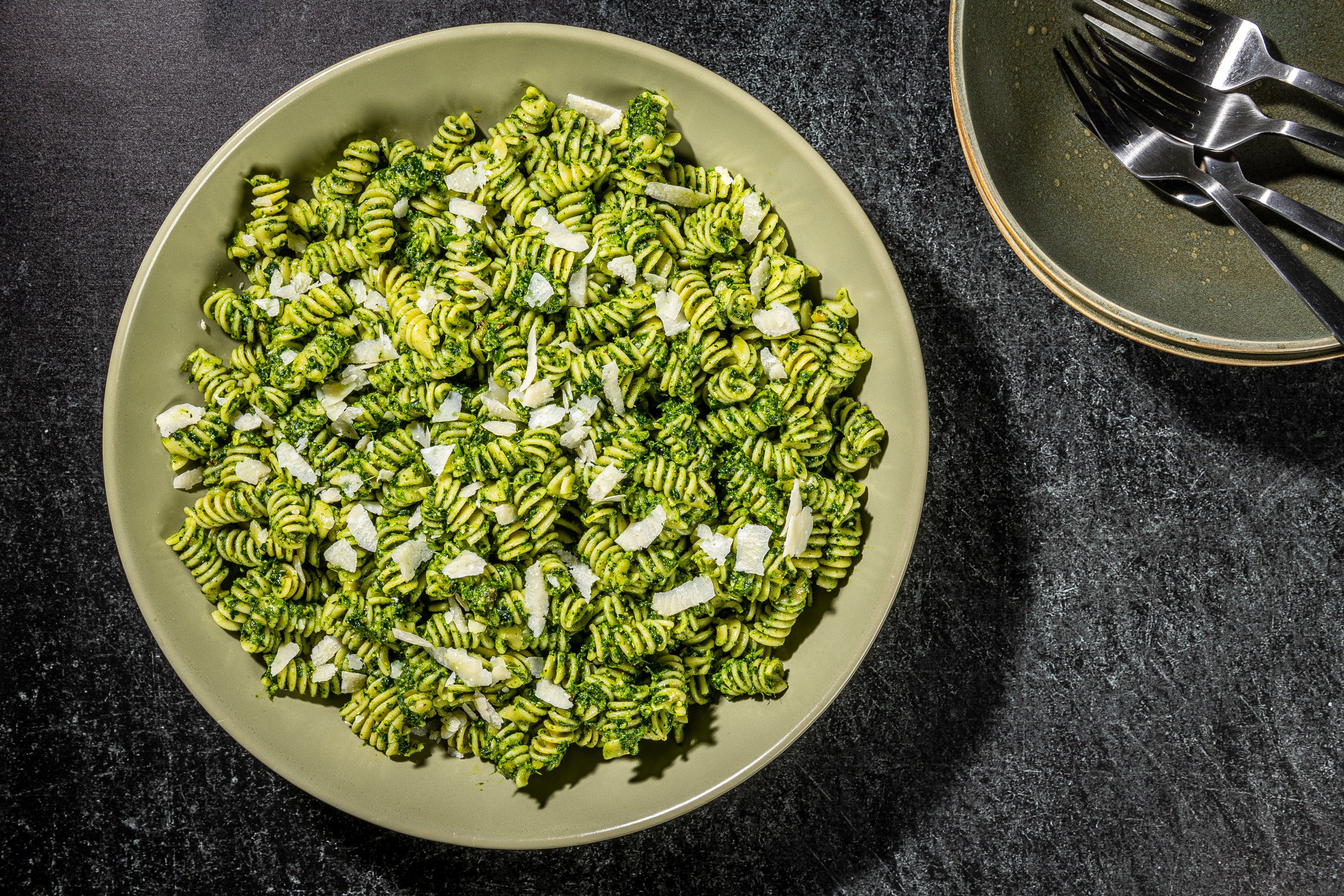 Kale pesto: ideal on pasta