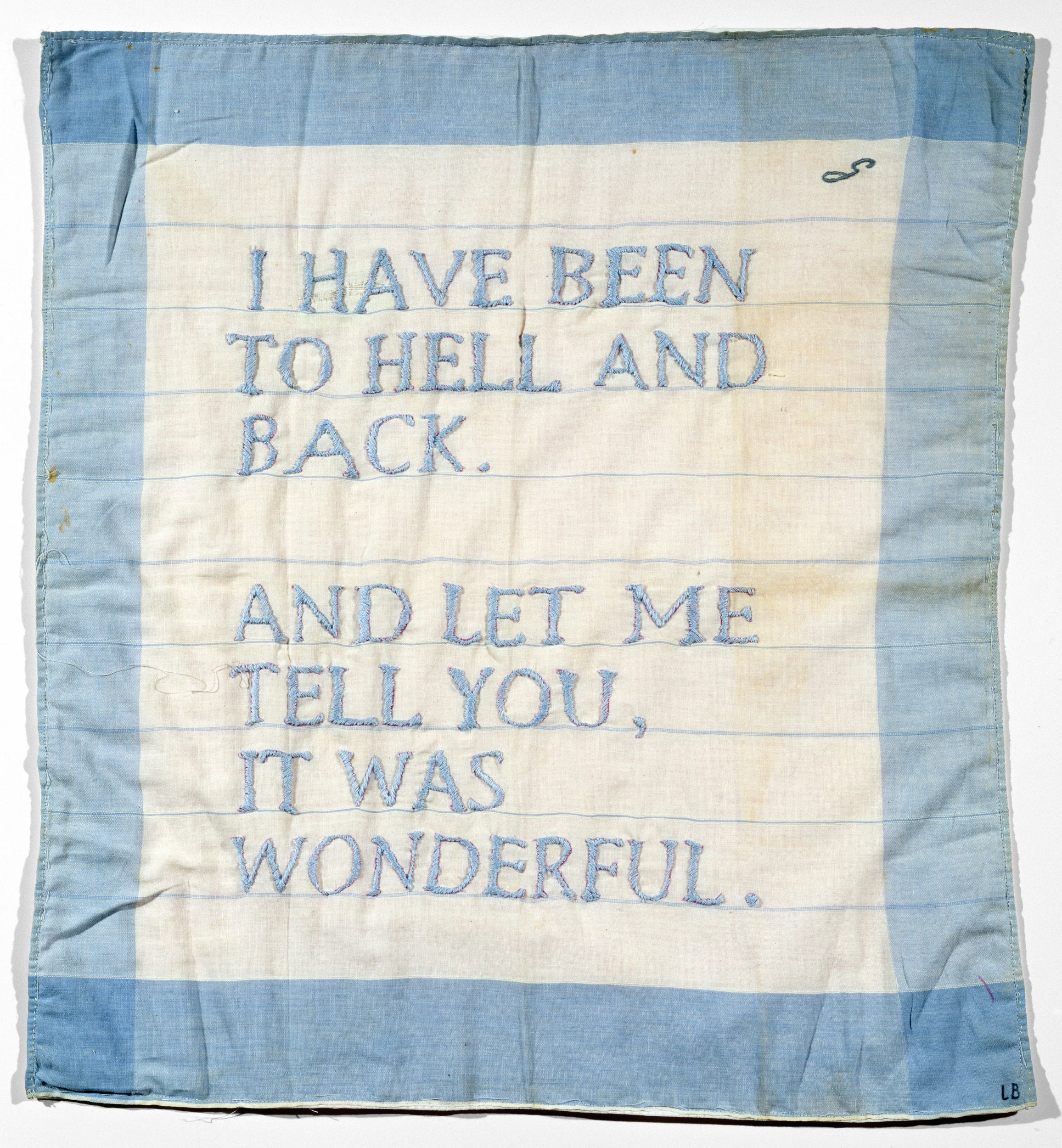 Untitled (I have been to hell and back), 1996